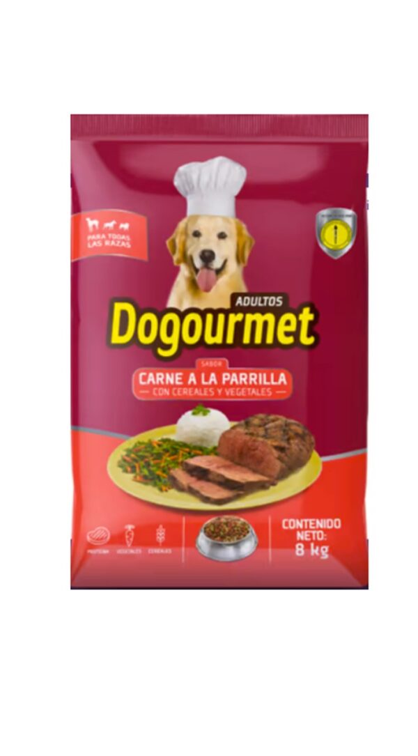 Dogourmet Carne a la Parrilla y Vegetales